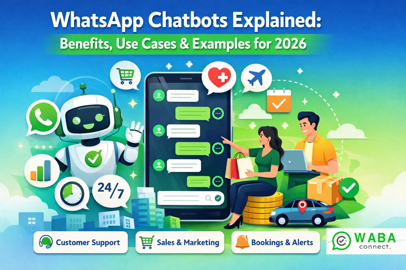 WhatsApp Chatbots Explained Benefits, Use Cases & Examples for 2026